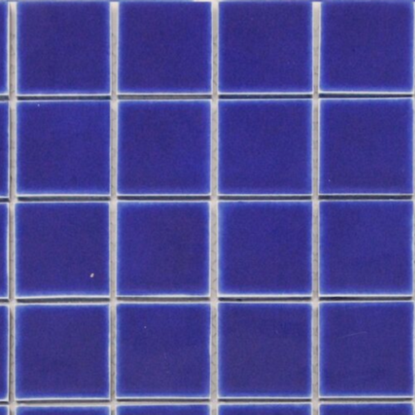 Ceramic Blue Block Tiles Per Sheet